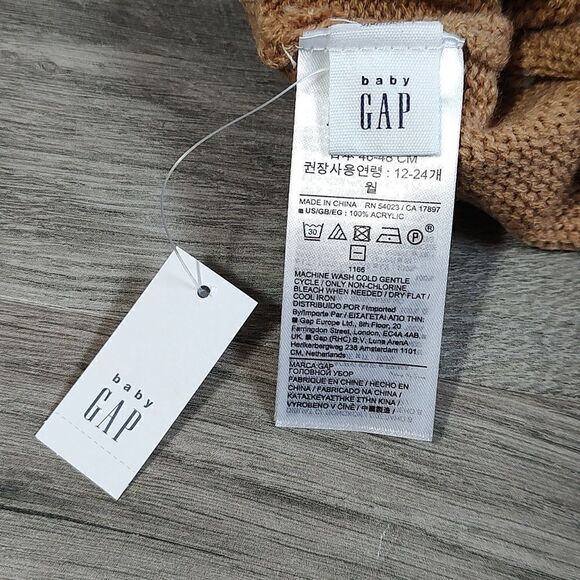 New With Tag Gap Size XS/S(12-24 Months) Toddler Textured Pom Soft & Cozy Beanie - Picture 5 of 6